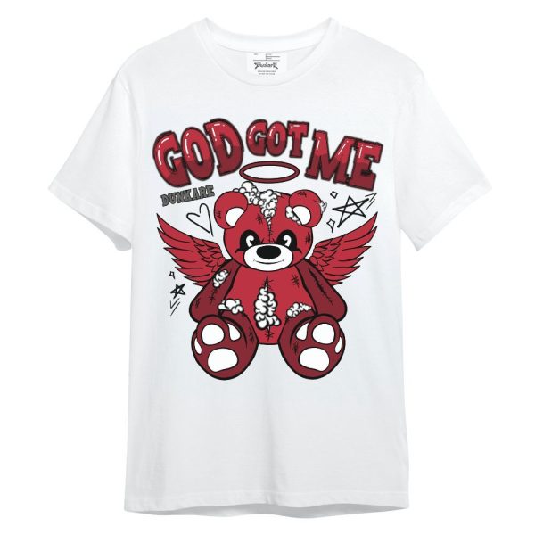 Red Flint 13s Shirt - Gods Guides Me Bear Unisex Shirt Matching Jordan Shirt Jezsport.com