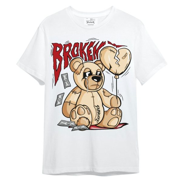 Dunk Low Strawberry Waffle Shirt - Broken Bear Shirt Unisex Oufit Unisex Shirt Matching Jordan Shirt Jezsport.com