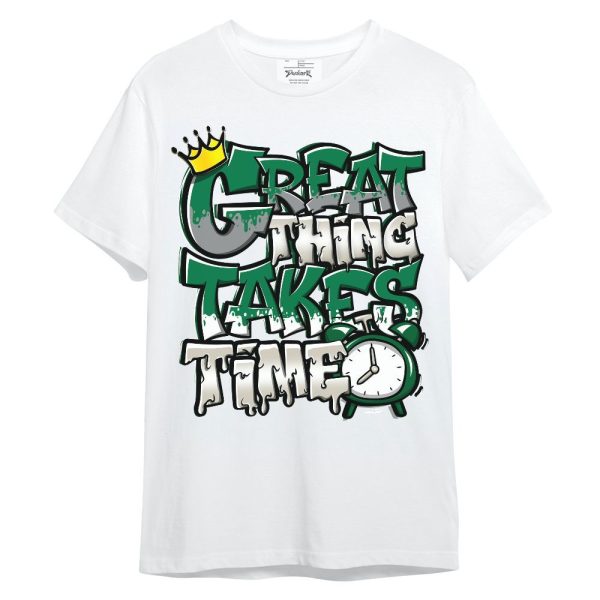 Lucky Green 2s Shirt, Great Things Sneaker Tee Streetwear Unisex Shirt Matching Jordan Shirt Jezsport.com