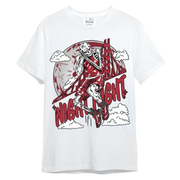 Red Flint 13s Shirt - Seeya Skeleton Unisex Shirt Matching Jordan Shirt Jezsport.com