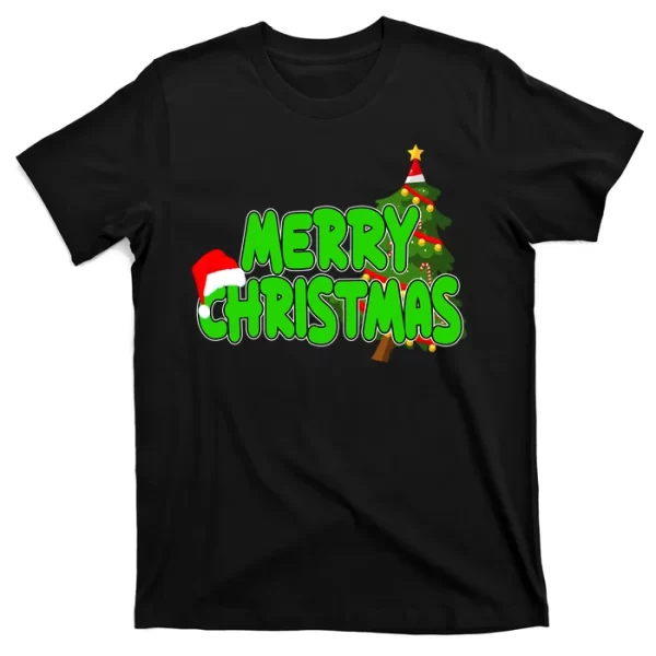 Merry Christmas Festive Holiday T Shirt For Men, Christmas Shirt For Girl Jezsport.com