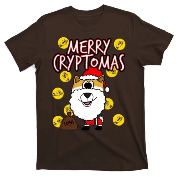 Merry Cryptomas T Shirt For Men, Christmas Shirt For Girl Jezsport.com