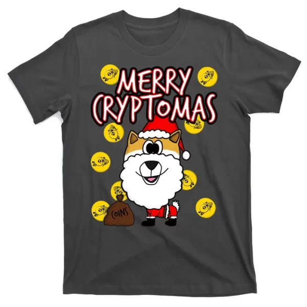 Merry Cryptomas T Shirt For Men, Christmas Shirt For Girl Jezsport.com