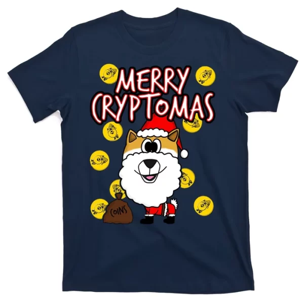 Merry Cryptomas T Shirt For Men, Christmas Shirt For Girl Jezsport.com