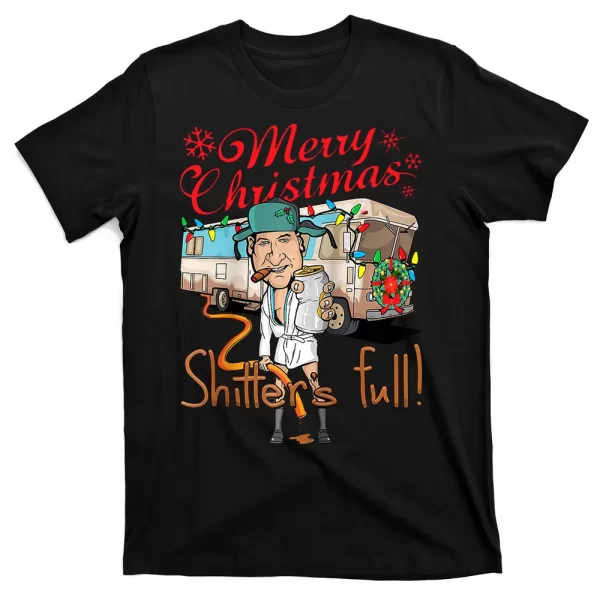 Merry Christmas Shitter's Full T Shirt For Men, Christmas Shirt For Girl Jezsport.com