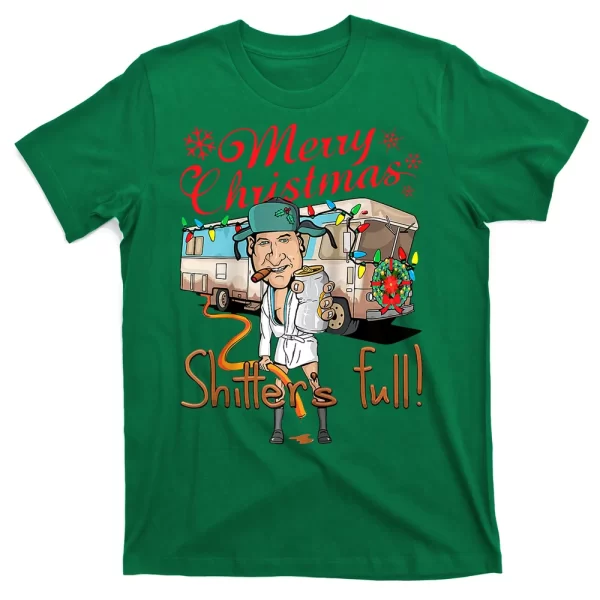 Merry Christmas Shitter's Full T Shirt For Men, Christmas Shirt For Girl Jezsport.com