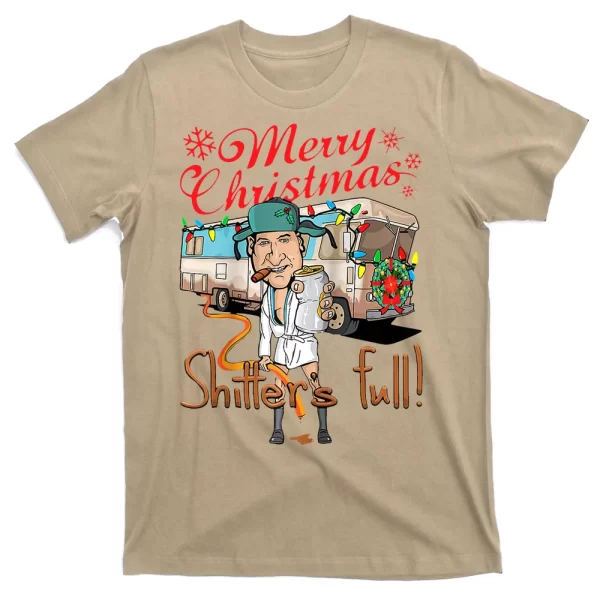 Merry Christmas Shitter's Full T Shirt For Men, Christmas Shirt For Girl Jezsport.com