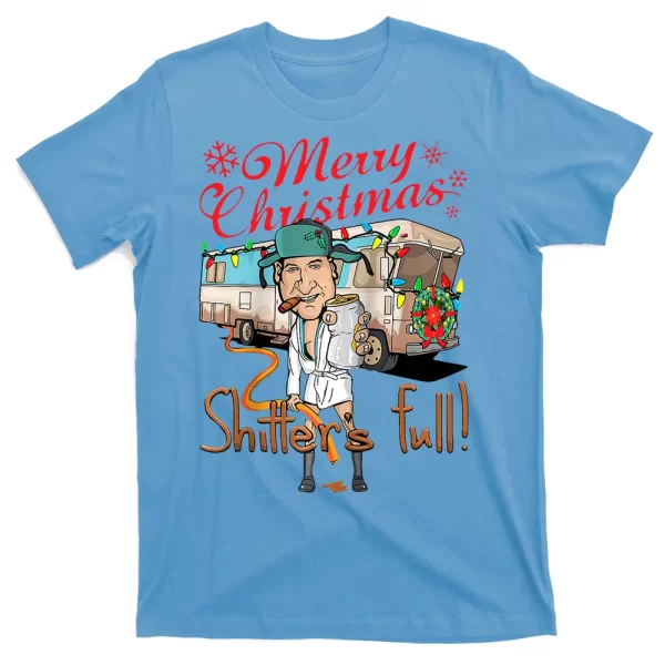 Merry Christmas Shitter's Full T Shirt For Men, Christmas Shirt For Girl Jezsport.com