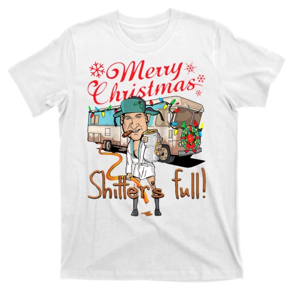 Merry Christmas Shitter's Full T Shirt For Men, Christmas Shirt For Girl Jezsport.com