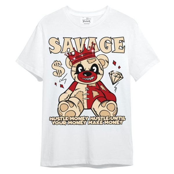 Dunk Low Strawberry Waffle Shirt - Savages Bear Unisex Shirt Matching Jordan Shirt Jezsport.com