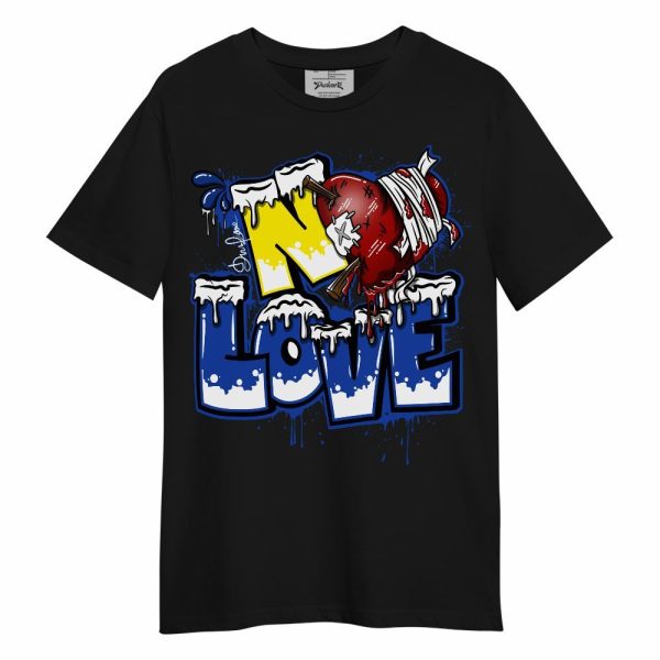 Laney 14s Shirt, Drip No Love Streetwear Unisex Shirt Matching Jordan Shirt Jezsport.com