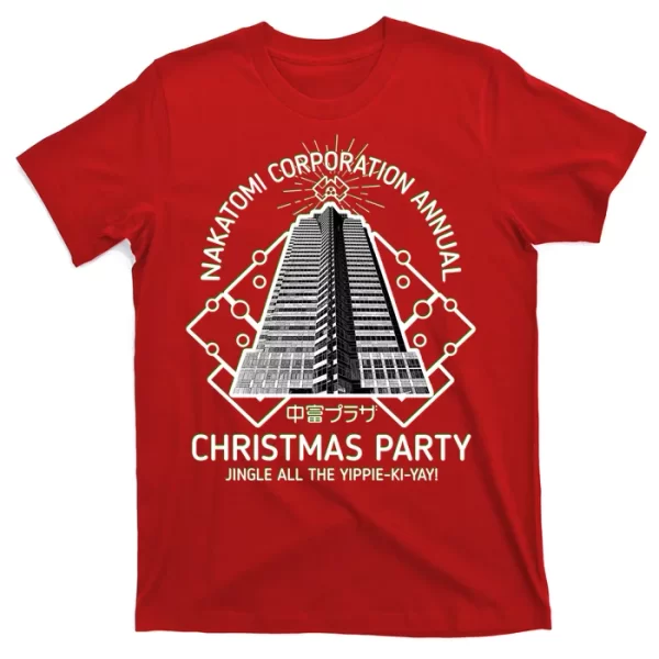 Nakatomi Corporation Annual Christmas Party T Shirt For Men, Christmas Shirt For Girl Jezsport.com