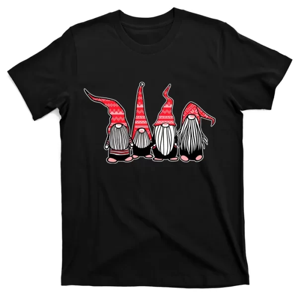 Nordic Gnomes Winter Christmas T Shirt For Men, Christmas Shirt For Girl Jezsport.com