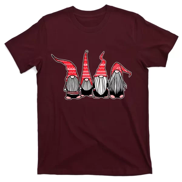 Nordic Gnomes Winter Christmas T Shirt For Men, Christmas Shirt For Girl Jezsport.com