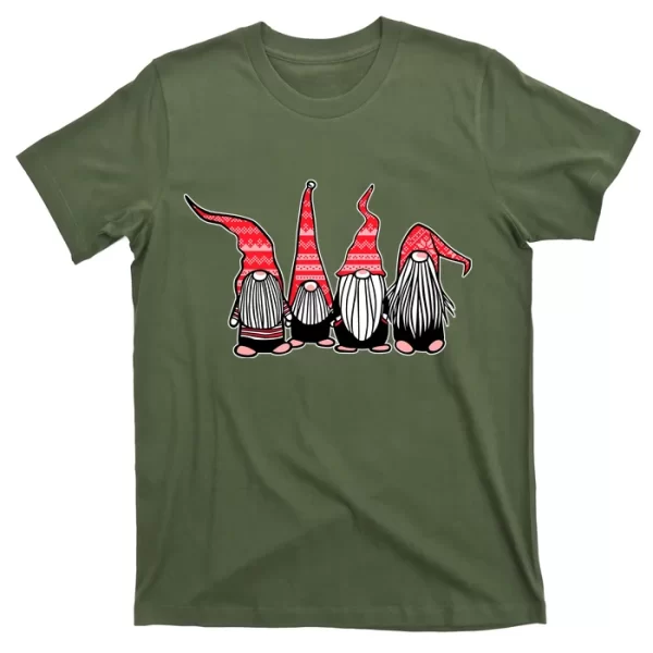 Nordic Gnomes Winter Christmas T Shirt For Men, Christmas Shirt For Girl Jezsport.com