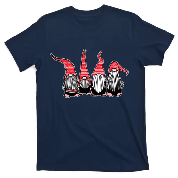 Nordic Gnomes Winter Christmas T Shirt For Men, Christmas Shirt For Girl Jezsport.com