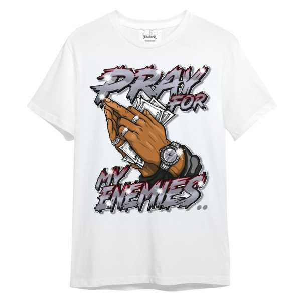 Retro Black Flint 13s Shirt - Prayed For Enemies Graphic Unisex Shirt Matching Jordan Shirt Jezsport.com