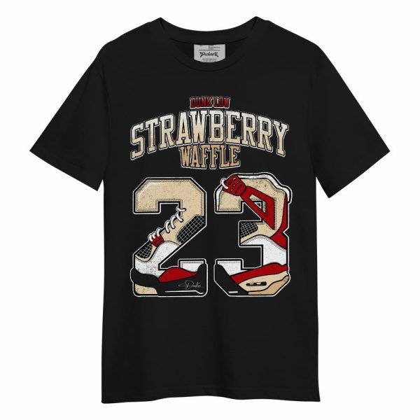 Dunk Low Strawberry Waffle Shirt, Number 23 4s Unisex Shirt Matching Jordan Shirt Jezsport.com