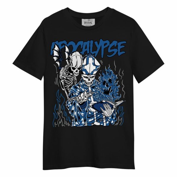 French Blue 13s Shirt - Apocalypse Skeleton Unisex Shirt Matching Jordan Shirt Jezsport.com