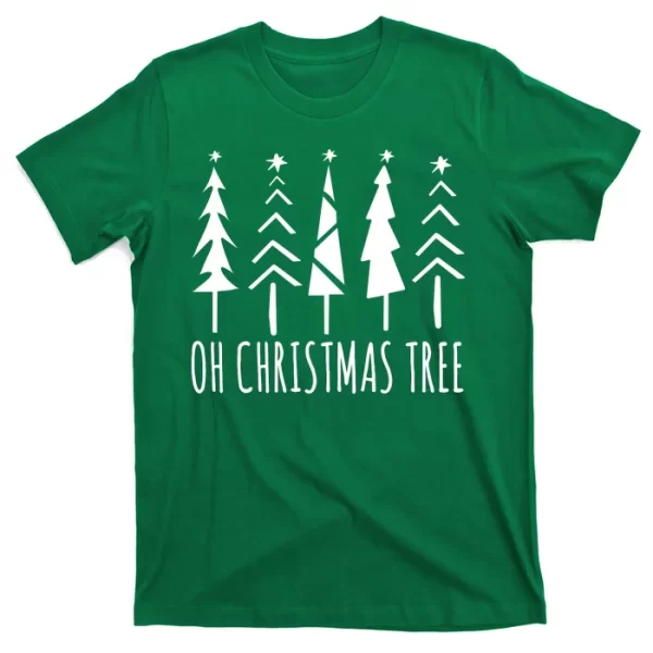 Oh Christmas Tree Festive Holiday T Shirt For Men, Christmas Shirt For Girl Jezsport.com