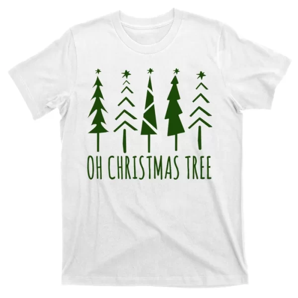 Oh Christmas Tree Festive Holiday T Shirt For Men, Christmas Shirt For Girl Jezsport.com