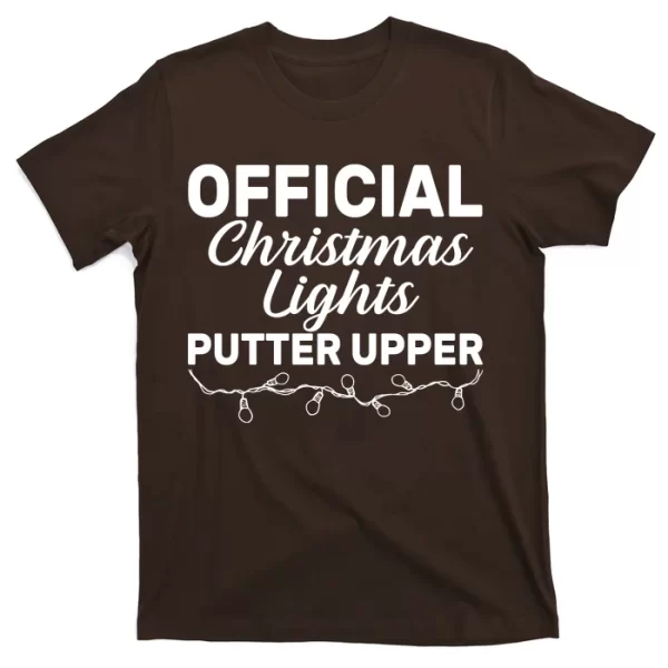 Official Christmas Light Putter Upper T Shirt For Men, Christmas Shirt For Girl Jezsport.com