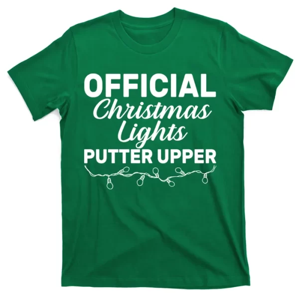 Official Christmas Light Putter Upper T Shirt For Men, Christmas Shirt For Girl Jezsport.com