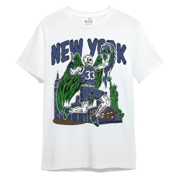 Midnight Navy 13s Shirt - Ewing Era Skeleton Unisex Shirt Matching Jordan Shirt Jezsport.com