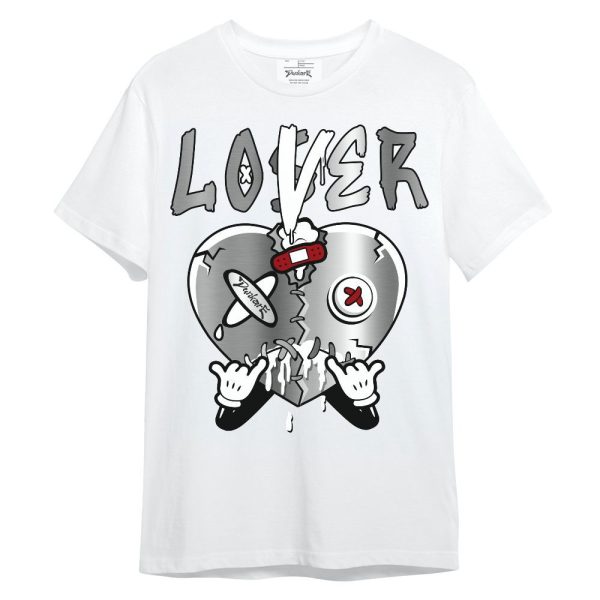 Metallic Silver 14s Shirt, Loser Lover Drip Unisex Shirt Matching Jordan Shirt Jezsport.com