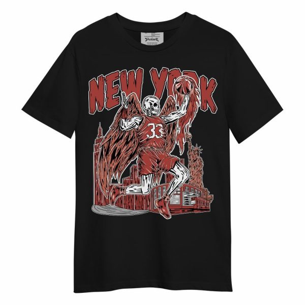 Dune Red 13s Shirt - Ewing Era Skeleton Unisex Shirt Matching Jordan Shirt Jezsport.com