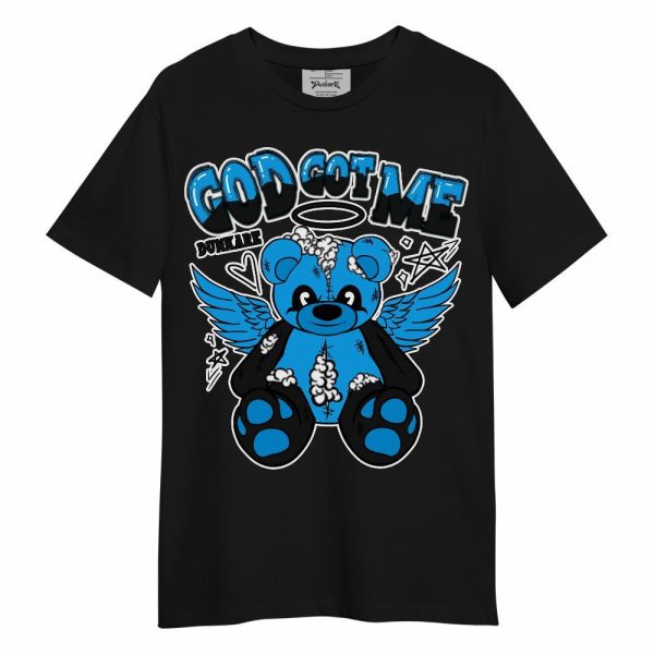 Black University Blue 2022 13s Shirt - Gods Guides Me Bear Unisex Shirt Matching Jordan Shirt Jezsport.com