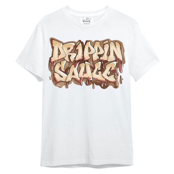 Dunk Low Strawberry Waffle Shirt, Drippin Sauce Typography Unisex Shirt Matching Jordan Shirt Jezsport.com