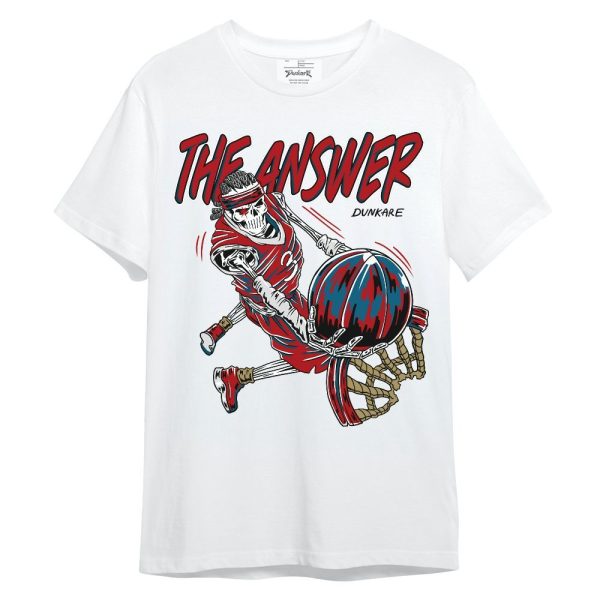 OG Varsity Red 17s Shirt - The Answer Skeleton Unisex Shirt Matching Jordan Shirt Jezsport.com