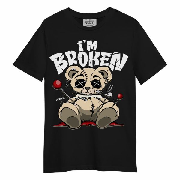 Dunk Low Strawberry Waffle Shirt, I'm Broken Bear Unisex Shirt Matching Jordan Shirt Jezsport.com