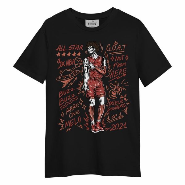 Dune Red 13s Shirt - Not 'ere Skeleton Unisex Shirt Matching Jordan Shirt Jezsport.com