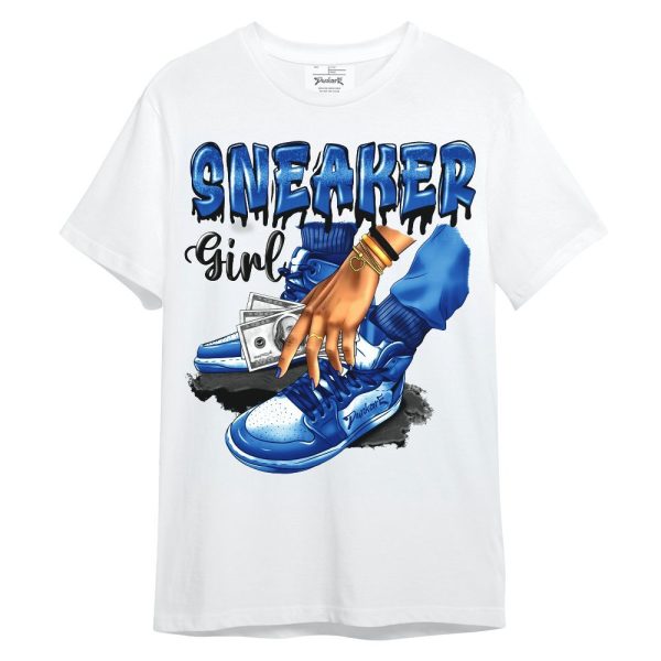 Brave Blue 13s Shirt, SNEAKER Girl Money Drip Unisex Shirt Matching Jordan Shirt Jezsport.com