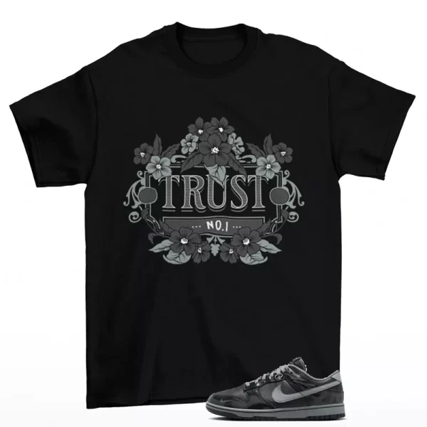 Trust Sneaker Shirt Black to Match Dunk Low Berlin FZ3053-001 Jezsport.com