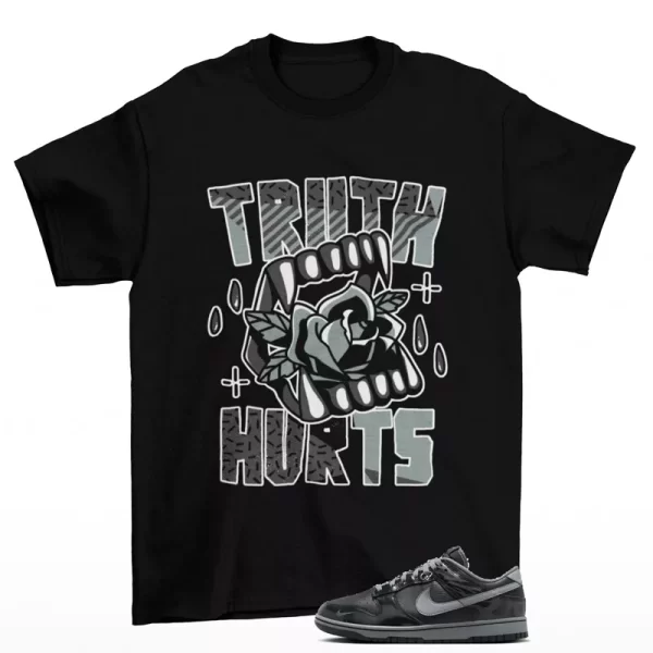 Truth Sneaker Shirt Black to Match Dunk Low Berlin FZ3053-001 Jezsport.com