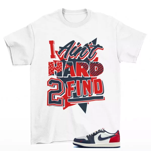 Rare Find Sneaker Shirt to Match Jordan 1 Retro Low OG Howard HQ2993-100 Jezsport.com