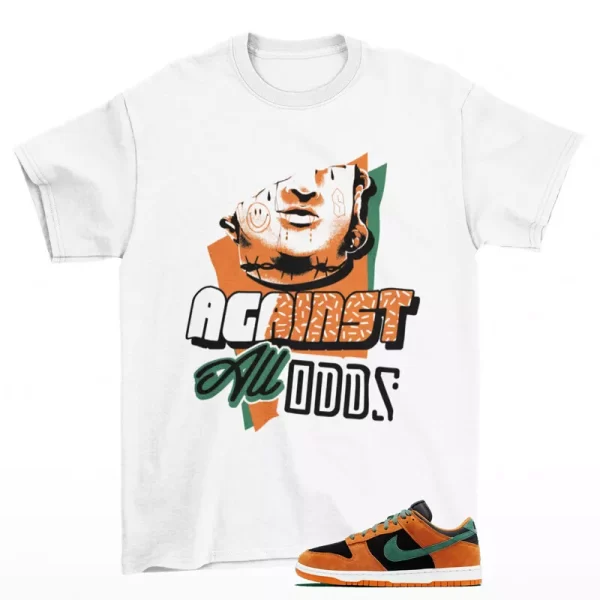 All Odds Sneaker Shirt White to Match Dunk Low Ceramic DA1469-001 Jezsport.com