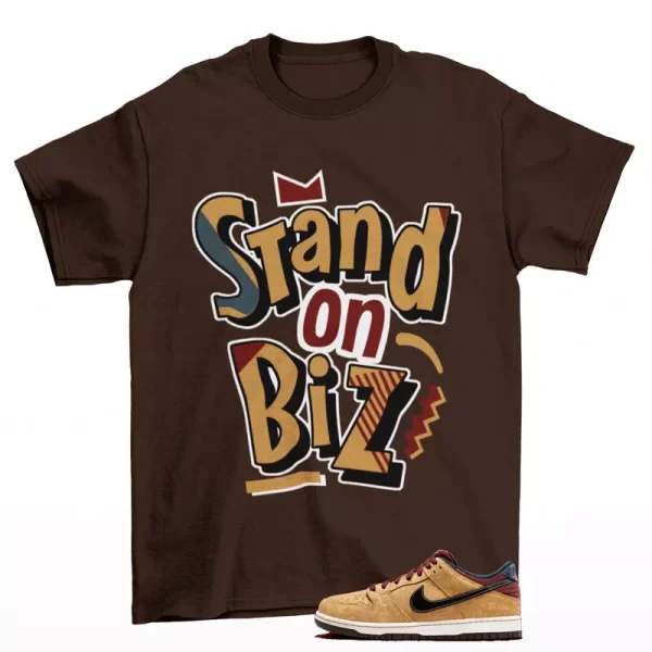 Strictly Biz Sneaker Shirt to Match SB Dunk Low City of Cinema FZ1278-200 Jezsport.com