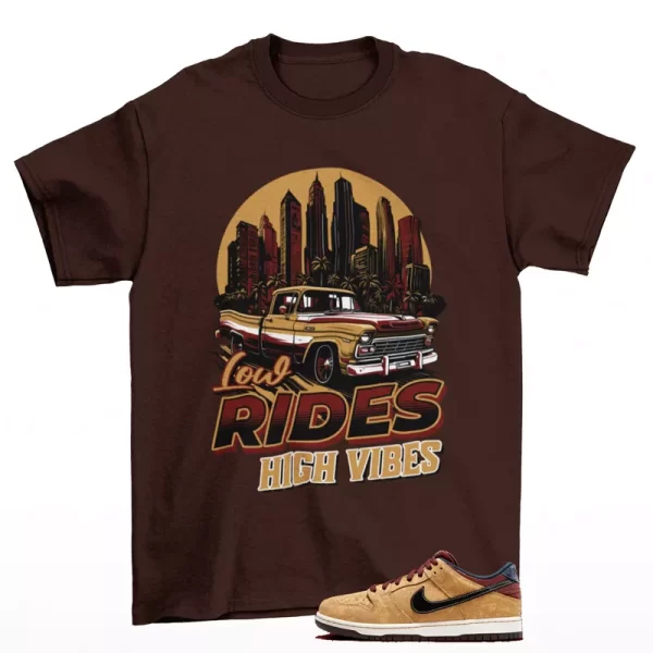 Low Ride Sneaker Shirt to Match SB Dunk Low City of Cinema FZ1278-200 Jezsport.com