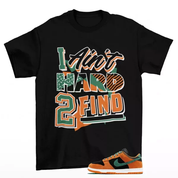 Rare Find Sneaker Shirt Black to Match Dunk Low Ceramic DA1469-001 Jezsport.com