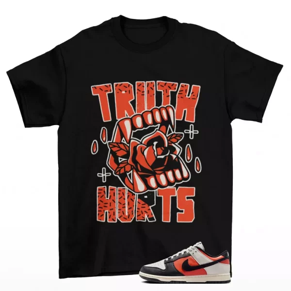 Truth Sneaker Shirt to Match Dunk Low Vintage Coral HQ4988-030 Jezsport.com