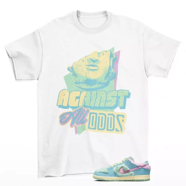 All Odds Sneaker Shirt White to Match SB Dunk Low Verdy Visty FN6040-400 Jezsport.com