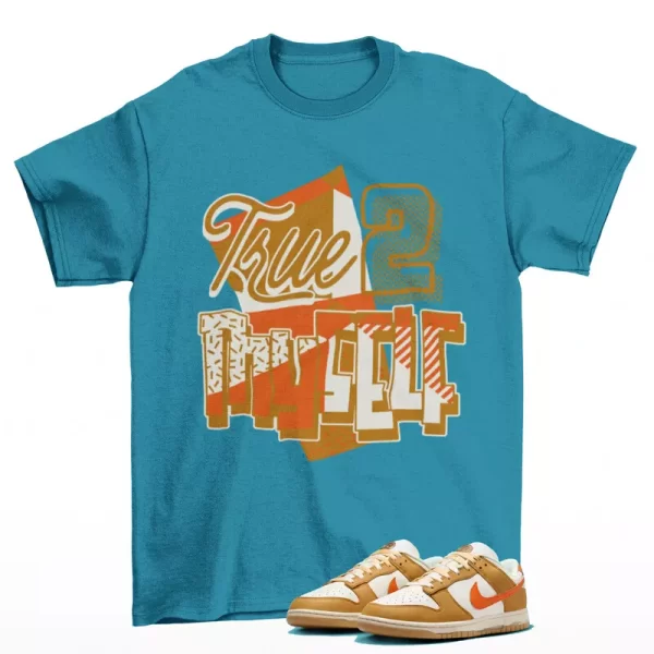 Stay True Sneaker Shirt Aqua to Match Dunk Low Be the One HM3729-181 Jezsport.com