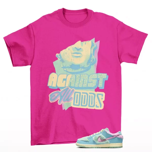 All Odds Sneaker Shirt Pink to Match SB Dunk Low Verdy Visty FN6040-400 Jezsport.com