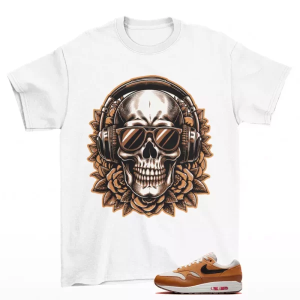 Deadstock Sneaker Shirt White to Match Air Max 1 Flax British Tan FZ5808-004 Jezsport.com