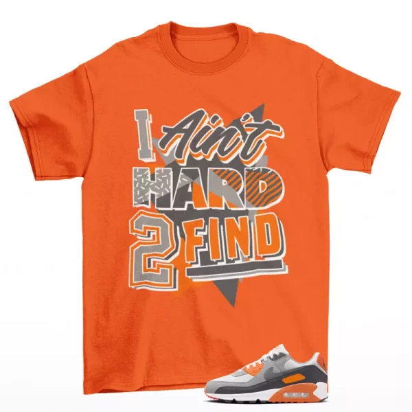 Rare Find Sneaker Shirt to Match Air Max 90 Safety Orange DM0029-108 Jezsport.com