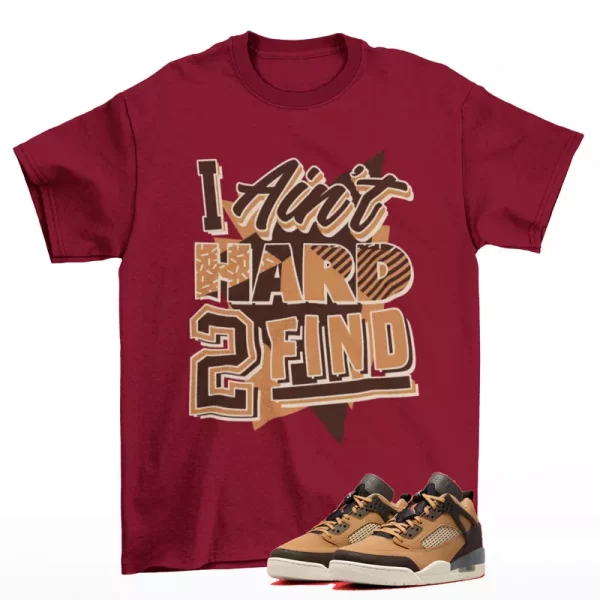 Rare Find Sneaker Shirt to Match Jordan Spizike Low Flax FQ1759-202 Jezsport.com